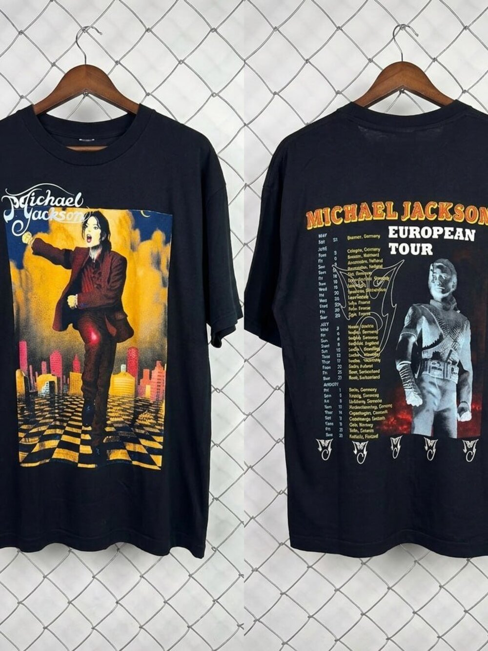 Michael Jackson European Tour Bootleg T-shirt